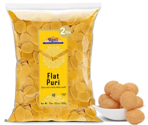 Miniatura 9 de Rani Pani Puri - Monedas de 7 onzas (7.05 oz) 80-85 monedas ~ Monedas de trigo y sémola sin cocer, aptas para microondas, totalmente naturales