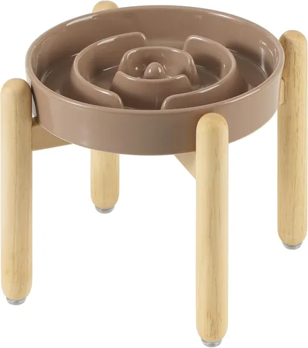 Miniatura 68 de Havniva Tazón de cerámica de 0.9 tazas para perros de alimentación lenta para perros pequeños, alimentador lento para mascotas de 6.1 pulgadas, 1 x