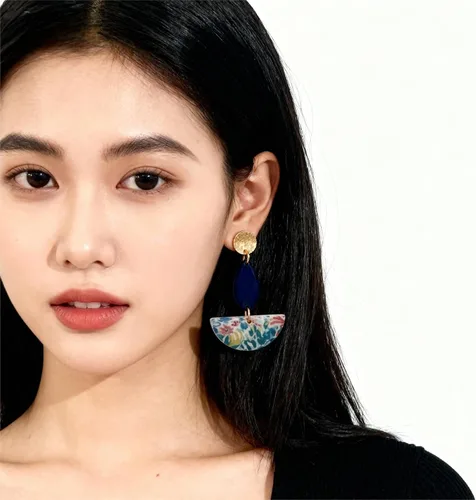 Miniatura 9 de Milisten Postes de pendientes para la fabricación de joyas, 20 piezas de pendientes, 0.5 in de acero inoxidable redondo plano almohadilla en blanco