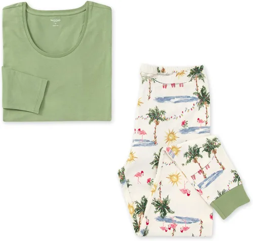Miniatura 4 de Burts Bees Baby Pijama de algodón orgánico para vacaciones a juego para bebés