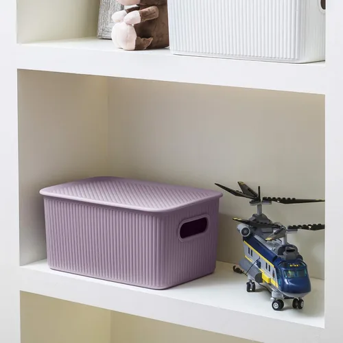 Miniatura 3 de TATAY Tapa para caja de almacenamiento Baobab de 5L, polipropileno, libre de BPA, lila Medidas 7.4 x 10.9 x 0.3 in
