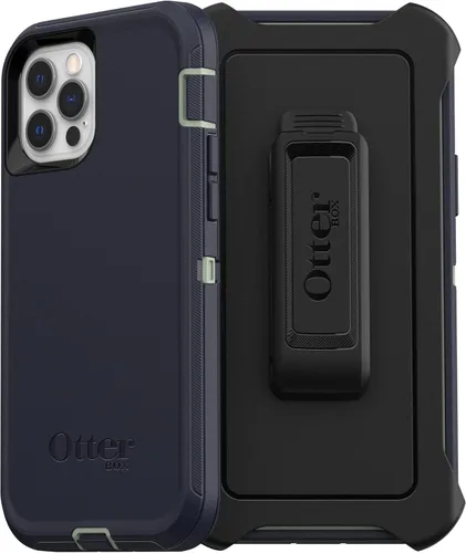 Miniatura 2 de OtterBox Funda para iPhone 12 y iPhone 12 Pro Defender Series - Poción de bayas (vino de frambuesa/Boysenberry), resistente y duradera