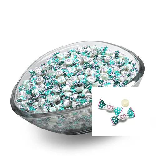 Miniatura 5 de Chips EUCALYPTUS MENTHOL, 1 libra Tamaño "Coro" - Pastillas italianas clásicas