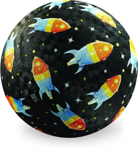 Crocodile Creek Pelota de Patio de Juegos – Pelota de goma duradera para niños de 3 años en adelante – Pelota inflable que rebota para kickball,