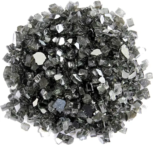 Miniatura 8 de Hiland RGLASS-AQ Vidrio para Hoguera en Aqua, Clasificación de Temperatura Extrema, Bueno para Propano o Gas Natural, 10 Libras, 10 lb (Paquete de 2)