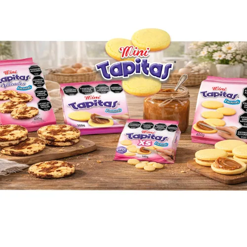Miniatura 5 de Mini Tapitas for Alfajores de Maicena - Galletas de vainilla y maicena para Alfajores caseros, 14.1 oz (400 g) cada una, paquete de 3