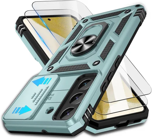Miniatura 67 de ATUMP Funda para OnePlus Nord N200 5G con protector de pantalla HD con cubierta para cámara deslizante, soporte de anillo de rotación de 360°