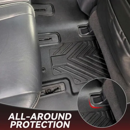 Miniatura 4 de YITAMOTOR Alfombrillas para Nissan Pathfinder 2013-2020, Infiniti QX60 2014-2020, JX35 2013, alfombrilla de goma TPE antideslizante para todo tipo