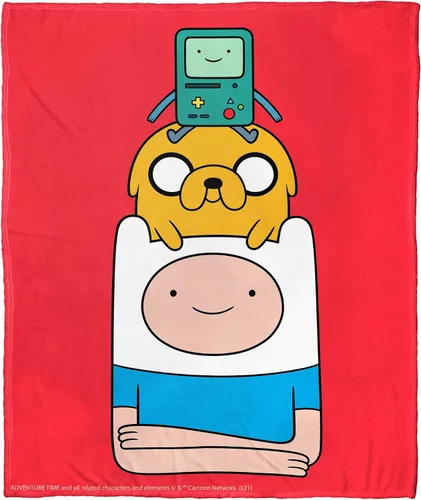 Miniatura 22 de Northwest Adventure Time - Manta de seda táctil, 50 x 60 pulgadas, Adventure Comic
