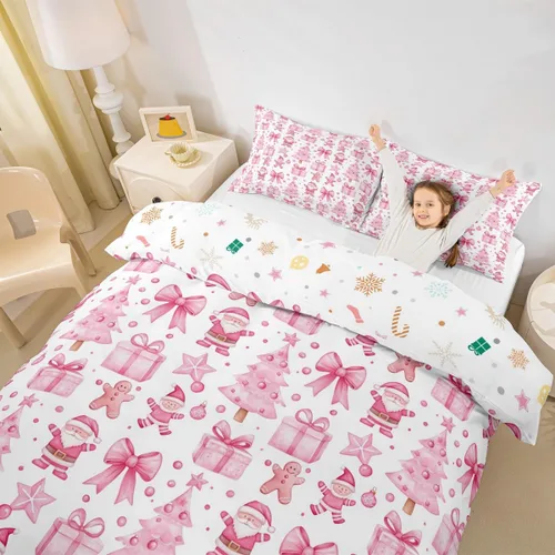Miniatura 10 de Erosebridal Divertida funda de edredón de Halloween para niños, juego de ropa de cama de calabaza fantasma, decoración de Halloween para niños