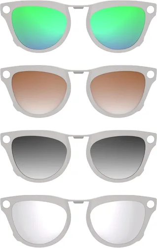 Miniatura 10 de HIBLOKS 4 clips polarizados para Ray-Ban Meta Skyler y Gen 2 (RW4010/RW4014 52-20), clips de decoloración de marco negro para RayBan Skyler protegen