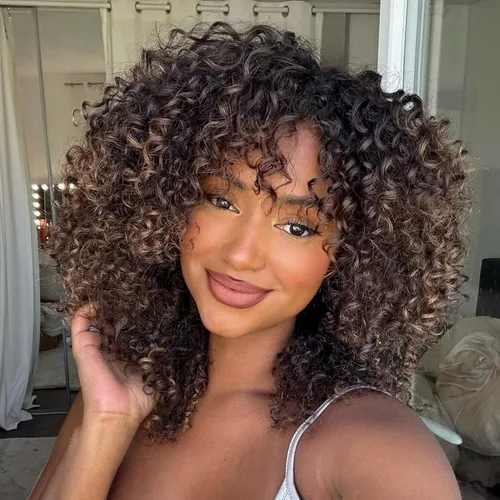 Miniatura 42 de 7 paquetes de cabello rizado de ganchillo GoGo de 6 pulgadas, pelo corto, para mujeres, rizos de playa, trenzas de ganchillo de torsión profunda