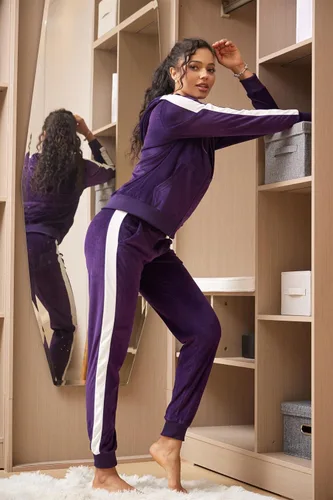 Miniatura 3 de Gary Com Conjunto de 2 piezas de sudadera con forro polar para mujer, sudadera de manga larga con capucha y pantalones deportivos cálidos
