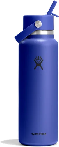 Miniatura 18 de Hydro Flask Botella de agua – Acero inoxidable aislado – Tapa flexible con popote de boca ancha, antiderrames, a prueba de fugas y recargable en 32
