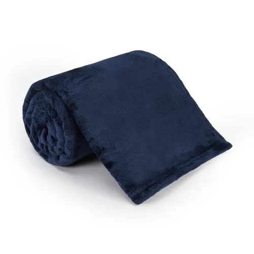 Miniatura 21 de TILLYOU Manta de forro polar para niños pequeños, 60 x 80 pulgadas, suave y cálida, para niños y niñas, color azul oscuro
