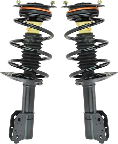 Miniatura 219 de TRQ Conjunto de Amortiguador y Resorte Delantero Cargado con Resorte Helicoidal Pre-ensamblado Compatible con Jeep Cherokee Limited AWD 14-22 Sin