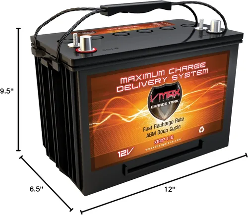 Miniatura 3 de VMAX XTR27-110 Batería compatible con Clarke Vantage 14 Autoscrubber a