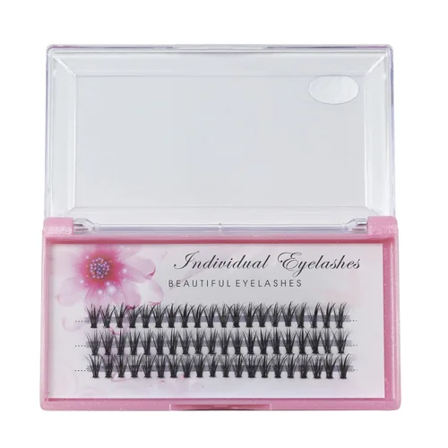 Miniatura 3 de Bodermincer Kit de extensiones de pestañas postizas 20D suaves de 0.003 in, rizo C, racimos de pestañas individuales