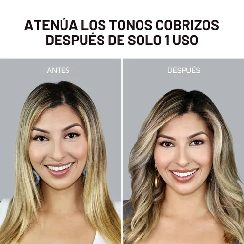 Miniatura 5 de Clairol Professional Shimmer Lights Purple Shampoo fl. Oz Neutraliza los tonos latones y amarillos para cabello rubio y gris plateado con reflejos