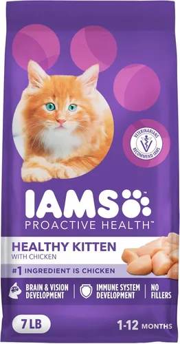 Miniatura 11 de IAMS Proactive Health Alimento Seco Saludable para Gatitos con Pollo, Bolsa de 16 lb