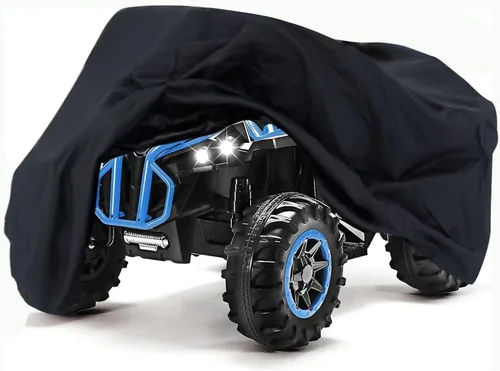 Fundas para ATV Impermeables Fundas para Cuatrimotos, Tamaño XXL de 86'', Resistentes al Viento y Anti-UV, Fundas para Vehículos de 4 Ruedas Usadas