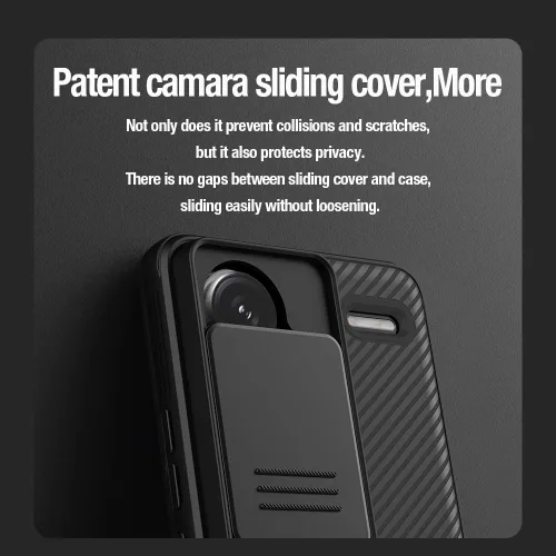 Miniatura 2 de Funda compatible con Xiaomi Redmi Note 13 Pro Plus, cubierta deslizante para lente de cámara, protección de privacidad, parte trasera de Azul