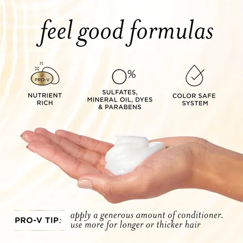 Miniatura 6 de Pantene Nutrient Blends Miracle Moisture Boost - Champú y acondicionador de agua de rosas, paquete doble para cabello seco, sin sulfatos