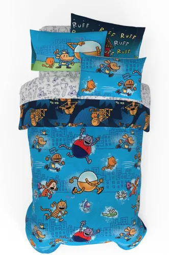 Miniatura 60 de Franco - Juego de ropa de cama para niños, edredón y sábanas supersuaves con funda de almohada, 5 piezas, tamaño individual, Jurassic World, 6A1348