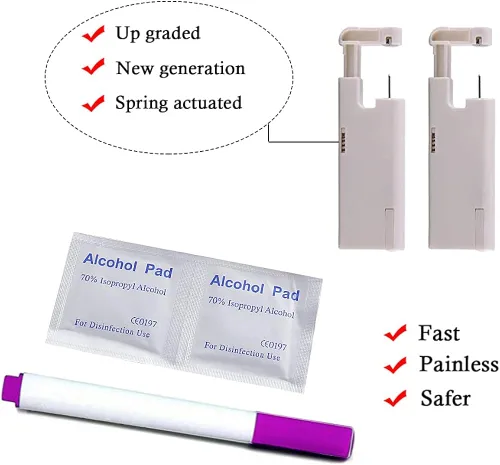 Miniatura 3 de Lishae 2 Pack Self Ear Piercing Gun Disposable Self Ear Piercing Kit Safety Ear Piercing Gun Kit Tool with Earring Studs