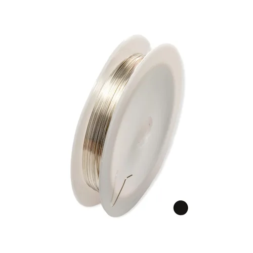 Miniatura 10 de CRAFT WIRE Calibre 18, alambre de plata de ley 925 (redondo), mitad duro, fabricado en Estados Unidos, 5 pies