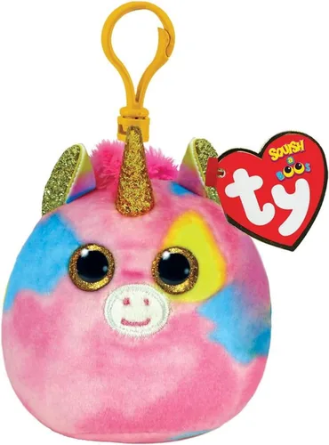 Ty Mini Beanie Squishies (Squish-A-Boos) Peluche - Fantasía El Unicornio (3 pulgadas)