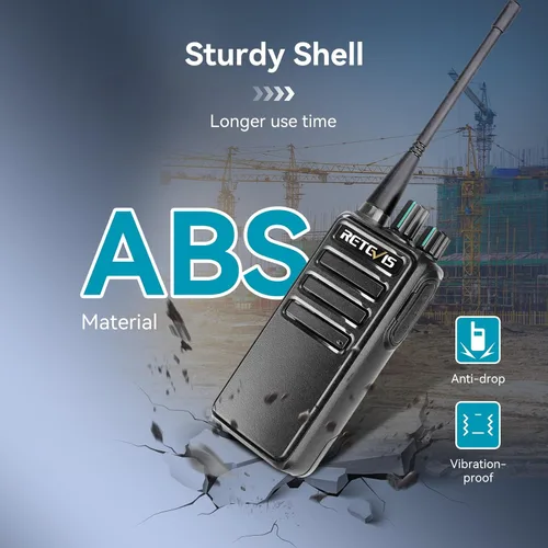 Miniatura 2 de Retevis RB29 Walkie Talkies de largo alcance, radios recargables de 2 vías con micrófono de altavoz de hombro, clonación inalámbrica, radio de 2