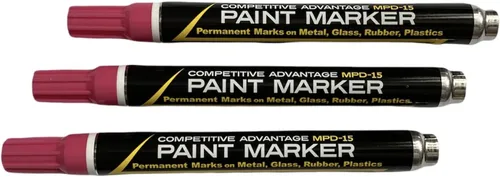 Miniatura 9 de Marcador de pintura esmaltada de ventaja competitiva MPD Permanente Impermeable Resistente a los rayos UV Blanco