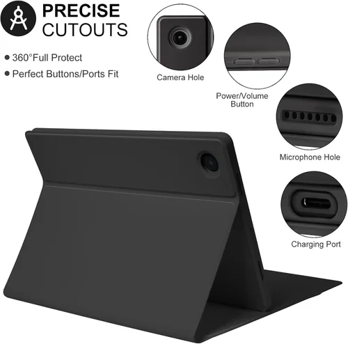 Miniatura 8 de MORECOO Funda para Samsung Galaxy Tab A9 Plus con teclado de 11 pulgadas 2023 (SM-X210/X216/X218), funda para tableta A9 Plus con teclado