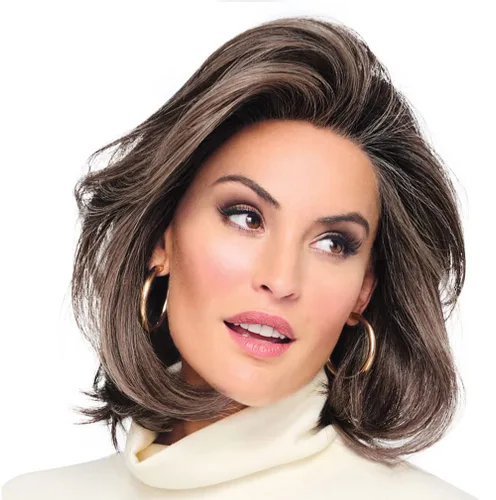 Miniatura 42 de Raquel Welch Flying Solo - Peluca de página para niño, 100% atada a mano por ropa de pelo, gorra pequeña promedio, RL4/10SS Iced Java Java helado