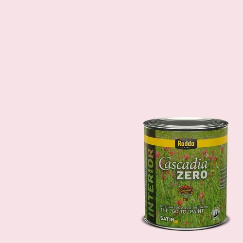 Miniatura 196 de Rodda Paint CASCADIA ZERO - Pintura satinada e imprimación para interiores en uno, 1 galón, Lady Flower Flor de señora
