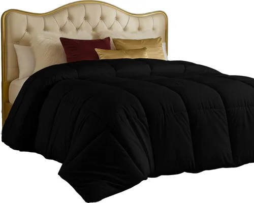 Miniatura 15 de Utopia Bedding Edredones tamaño Queen, relleno de edredón para todas las estaciones, edredón alternativo de plumón cosido en caja con pestañas
