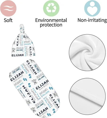Miniatura 7 de Manta personalizada para bebé y niño con nombre, mantas de bebé personalizadas para niñas y niños con nombre, artículos personalizados para bebés