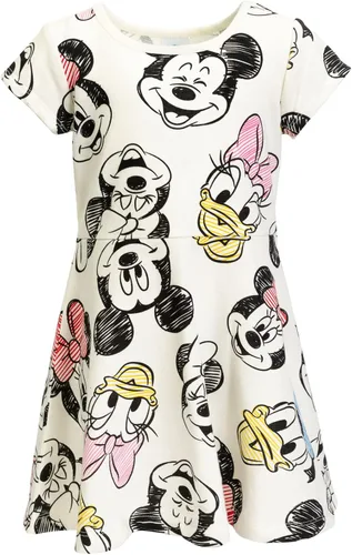 Miniatura 5 de Disney Princesa Frozen Minnie Mouse Moana Mulan La Sirenita Cenicienta Skater Vestido con coletero para bebé a niño grande