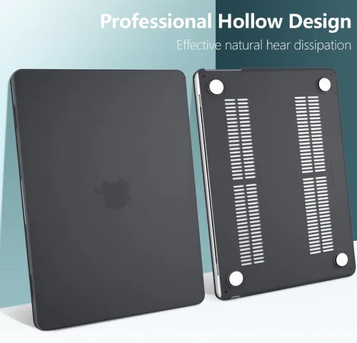 Miniatura 5 de TWOLSKOO Compatible con funda M4 para MacBook Air de 15 pulgadas 2025-2023 versión M4 A3241 M3 A3114 M2 A2941, carcasa rígida de plástico, protector