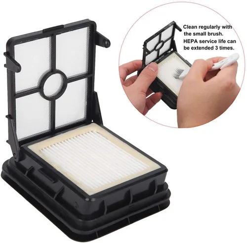 Miniatura 3 de Smilyan Piezas de Reemplazo para Aspiradora Bissell CrossWave, 2 Paquetes de Rollos de Cepillo Multisuperficie 1868 + 2 Paquetes de Filtros