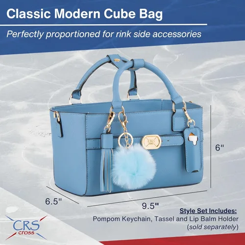 Miniatura 28 de CRS Cross Rink Side Tote. Ice Skating Accessory Bag-Figure Skating, Roller, Inline Skaters, Dance, Cheer.Organizes Guards Water Bottle Phone