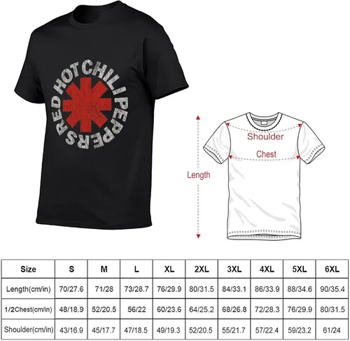 Miniatura 3 de Cool Hot Peppers Clásico Unisex Cuello Redondo Manga Corta Música Algodón Chili T Shir