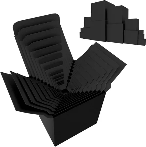 Miniatura 7 de Jsuslife Caja de regalo para bromas, set de 13 cajas sorpresa anidadas y apilables para bromas, ideal para cumpleaños, bodas, aniversarios