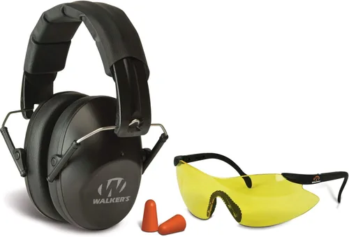 Miniatura 14 de Walker's Protección auditiva plegable ligera unisex para adultos, reducción de ruido de 22 dB, orejeras de bajo perfil Negro/Violeta