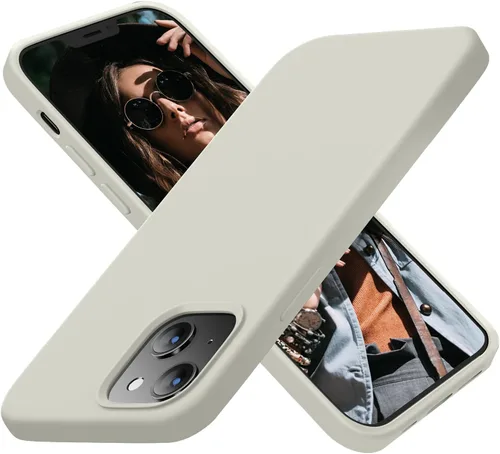 Miniatura 26 de Cordking Funda diseñada para iPhone 13, diseñada para iPhone 14, funda ultradelgada de silicona, funda protectora a prueba de golpes