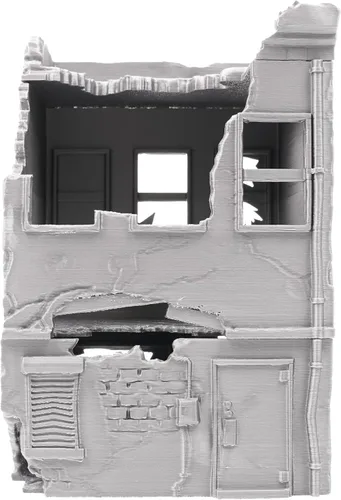 Miniatura 2 de Tienda de fideos arruinados - Tabletop Terrain by Corvus Terrain Compatible con MCP 1.260 in