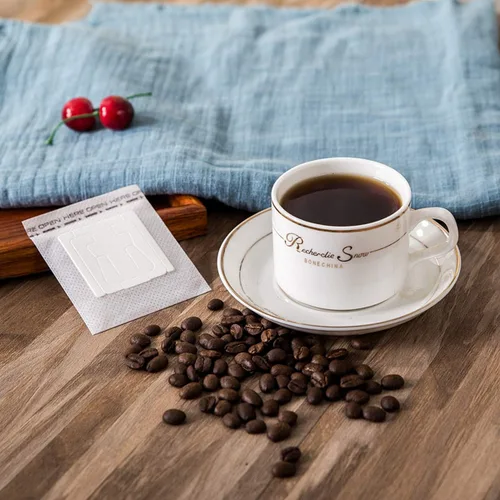 Miniatura 6 de Bolsa de papel de filtro de café portátil, 100 unidades, bolsa de café colgante para goteo, perfecta para viajes, camping, hogar, oficina
