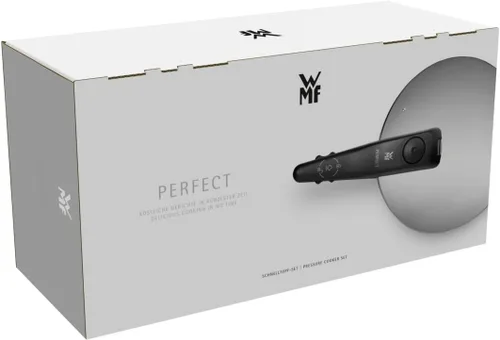 Miniatura 18 de WMF Perfecto – Set con olla rápida de 8.7 in de diámetro 8 litros y medio + cuerpo 4 litros y medio, acero inoxidable Cromargan para inducción