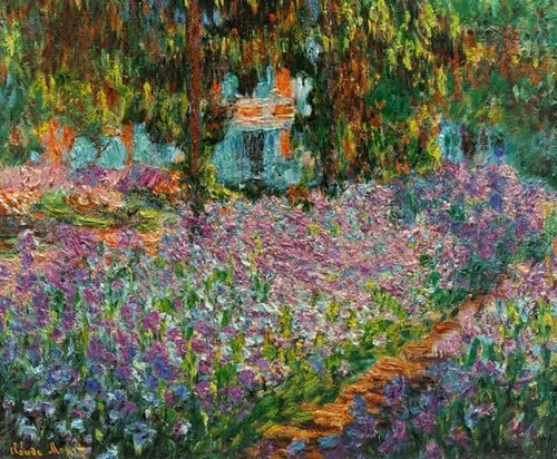 Miniatura 5 de CafePress Irises In Monets Garden At - Taza de café de cerámica de 20 onzas